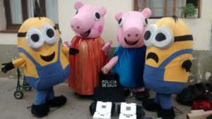 Peppa Pig y los Minions demorados en la comisaría 30 de Metán