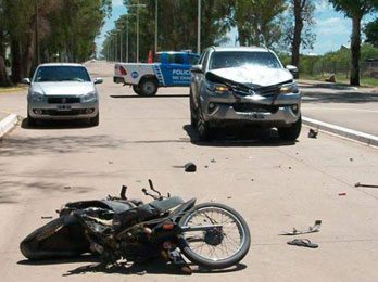 Accidente Camioneta Oficial del Gobierno del Chaco