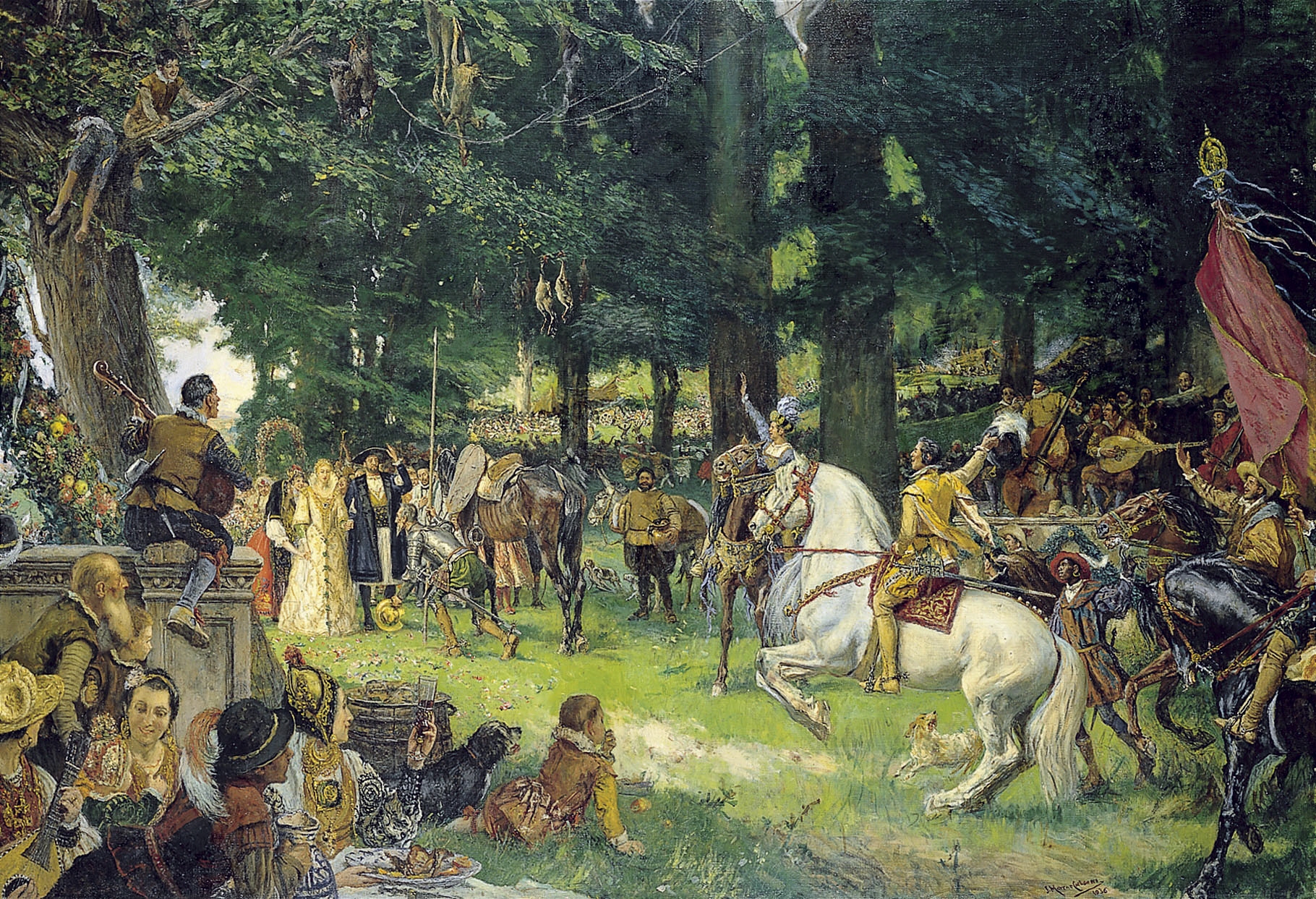 "Las bodas de Camacho" por Jose Moreno Carbonero