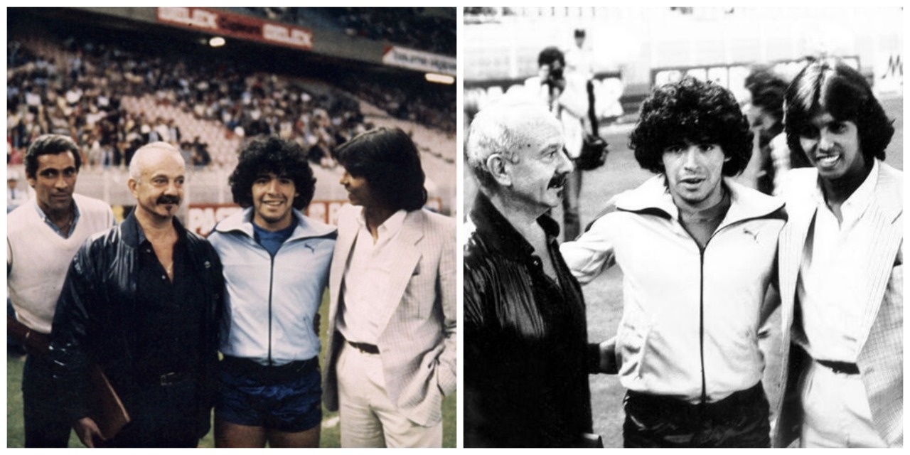 Astor Piazzolla, Diego Maradona y Jairo.